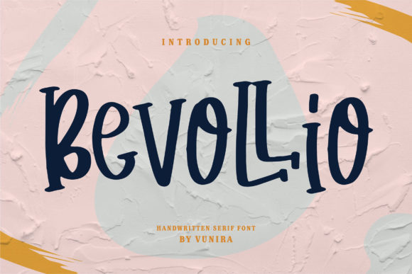 Bevollio: A Playful Display Font for Editorial Charm