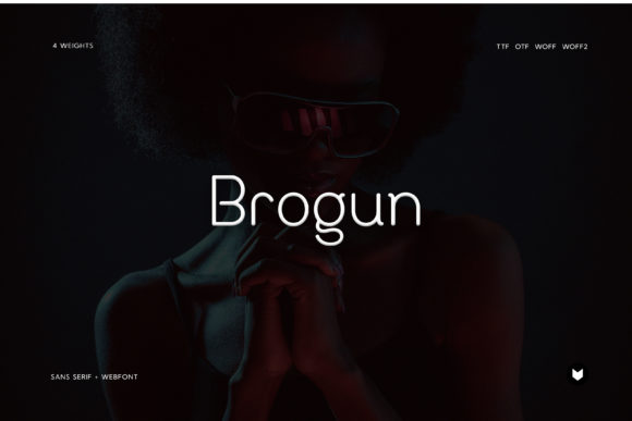 Brogun: A Modern Display Typeface for Clear Campaign Messaging