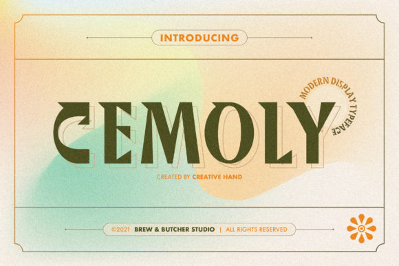Cemoly: The Elegant Display Font for Campaign Design
