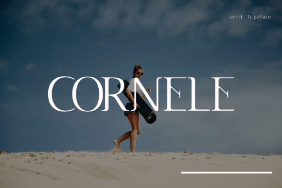 Cornele Display Font for Chic and Trendy Campaigns