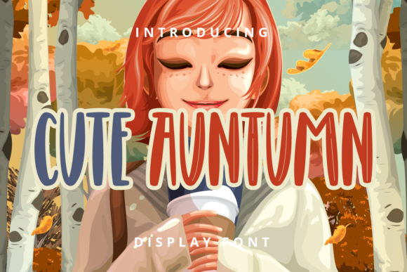 Cute Auntumn: A Playful Font for Editorial Mood