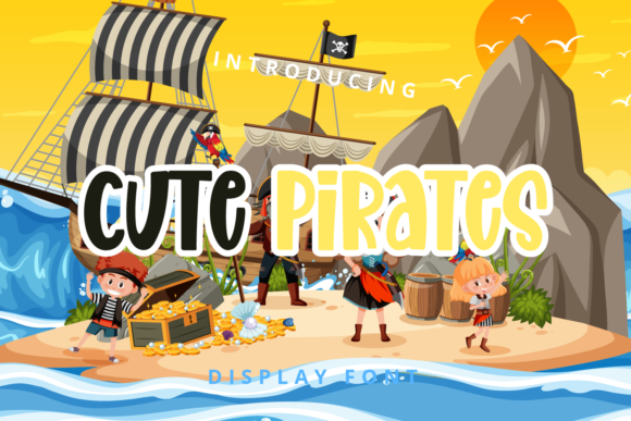 Cute Pirates Font: A Playful Tool for Creative Product Design