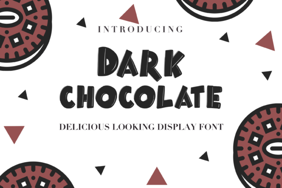 Dark Chocolate: The Playful Display Font for Bold Design