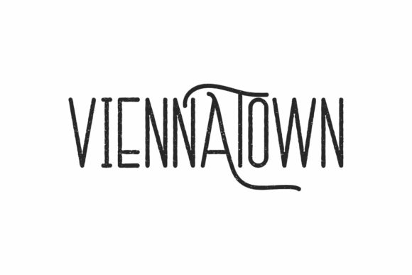 Elevate Your Brand with Vienna Town: A Vintage Display Font