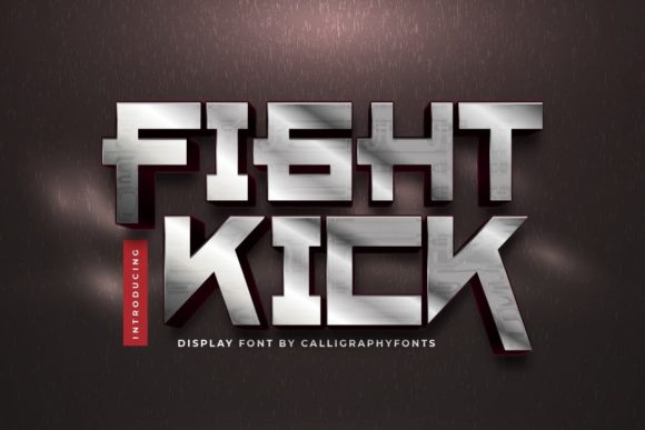 Fight Kick: A Bold Display Font for Modern Design