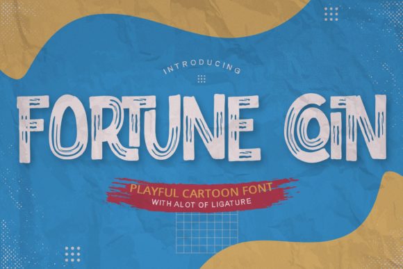 Fortune Coin: A Bold Display Font for Creative Product Designs