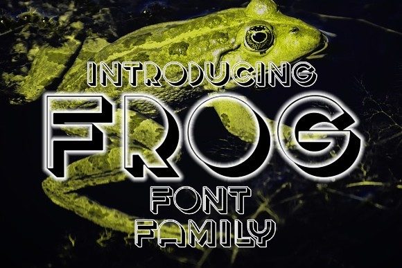Frog: The 3D Display Font for Scroll-Stopping Content