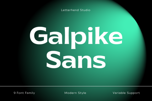 Galpike Sans Font: Bold Display Typography for Web Design