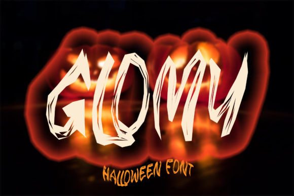 Glomy: A Creepy Display Font for Campaign Design