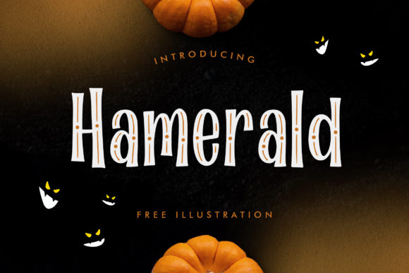 Hamerald: A Chic Halloween Display Font Duo for Web Designers