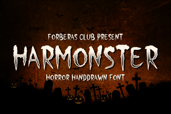 Harmonster: The Creepy Display Font for Halloween Makers