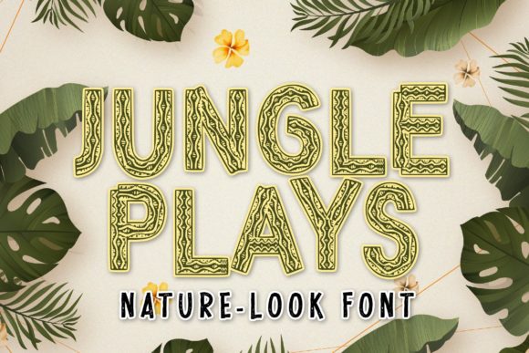 Jungle Play Font: Bold Display Typeface for Brands