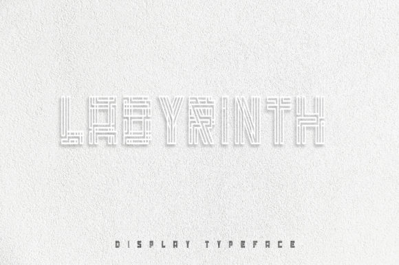 Labyrinth: An Exceptional Display Font for Creators