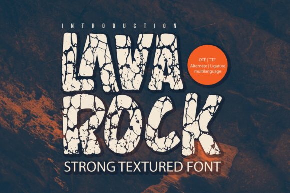 Lavarock: A Display Font for Crafters and Product Creators