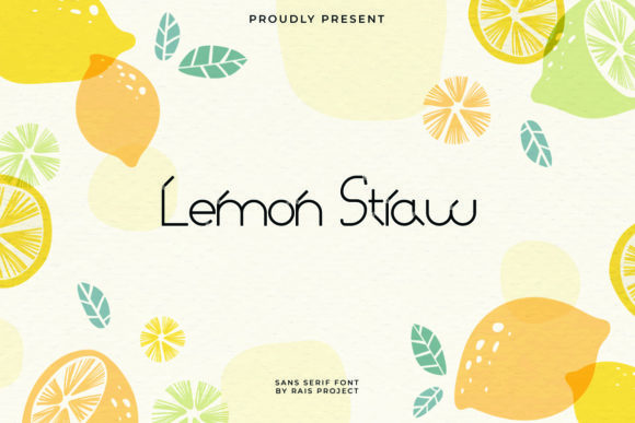 Lemon Straw: The Modern Thin Display Font for Handmade Projects