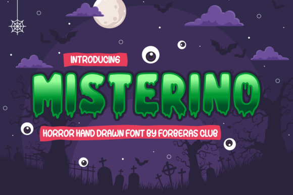 Misterino: A Spooky-Cool Display Font for Playful Publishing