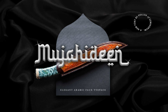 Mujahideen Font for Trendy Branding and Arabic-Inspired Designs