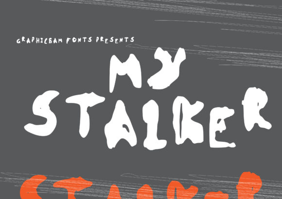 My Stalker Font: A Spooky Display Typeface for Editors and Creators