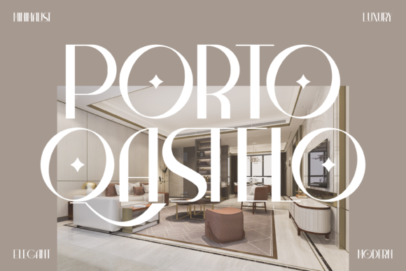 Porto Qastelo Display Font for Modern Branding