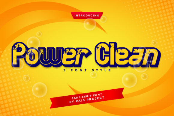Power Clean: The Modern Display Font for Handmade Creations