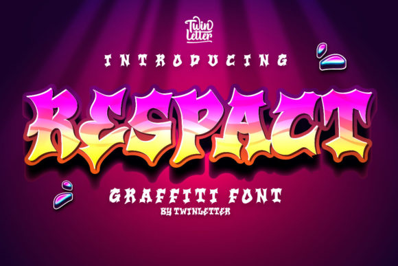 Respact: A Street Style Display Font for Bold Branding