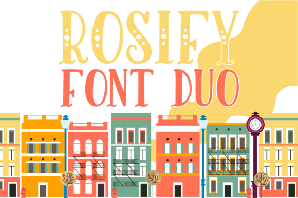 Rosify Duo: A Playful Display Font That Feels Like Childhood