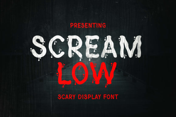 Screamlow: A Spooky Display Font for Crafters and Makers