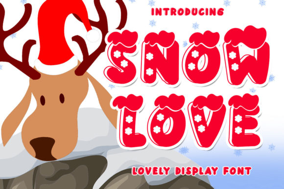 Snow Love Font: Your Secret Weapon for Cute & Playful Products