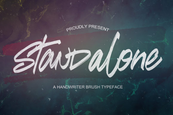 Standalone Font: A Bold, Futuristic Brush for Your Designs