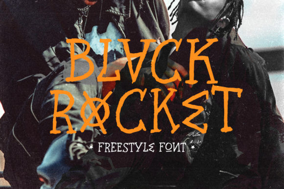 The Black Rocket Font for Brands That Need a Street Art Edge