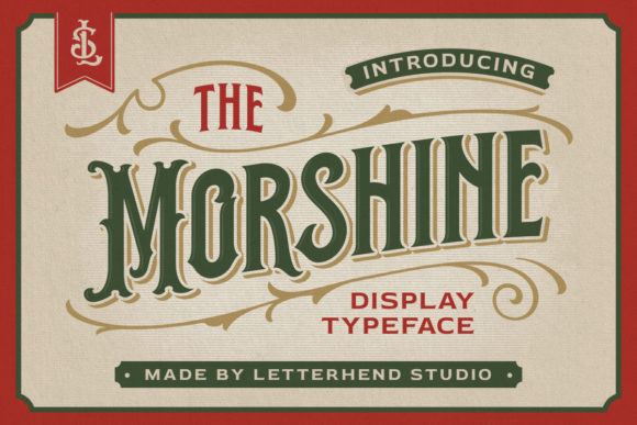 The Morshine Font: A Bold Vintage Typeface for Standout Branding