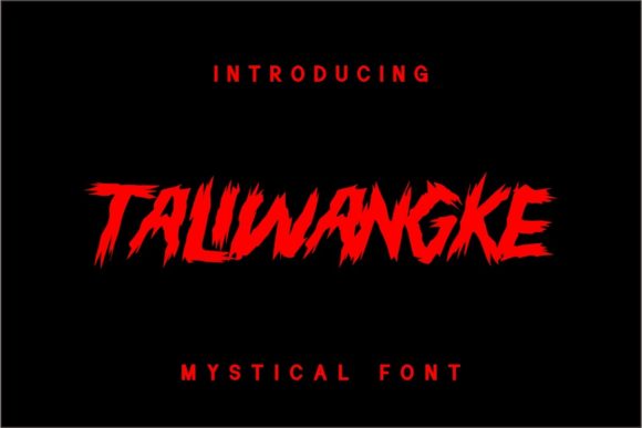 The Taliwangke Font: A Maker's Review of a Dark Display Typeface