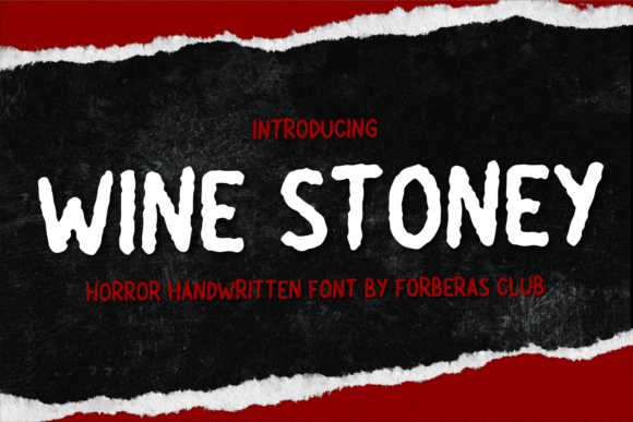 The Wine Stoney Font: A Maker's Creative Display Tool
