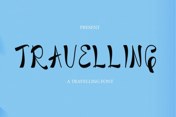 Travelling Font: A Chic Display Typeface for Web Design