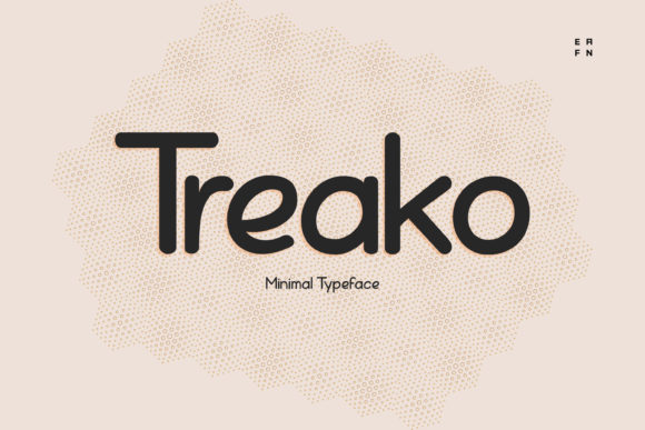 Treako: The Futuristic Display Font for Crafters and Makers